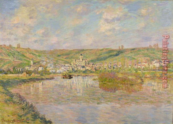 Claude Monet Late Afternoon - Vetheuil